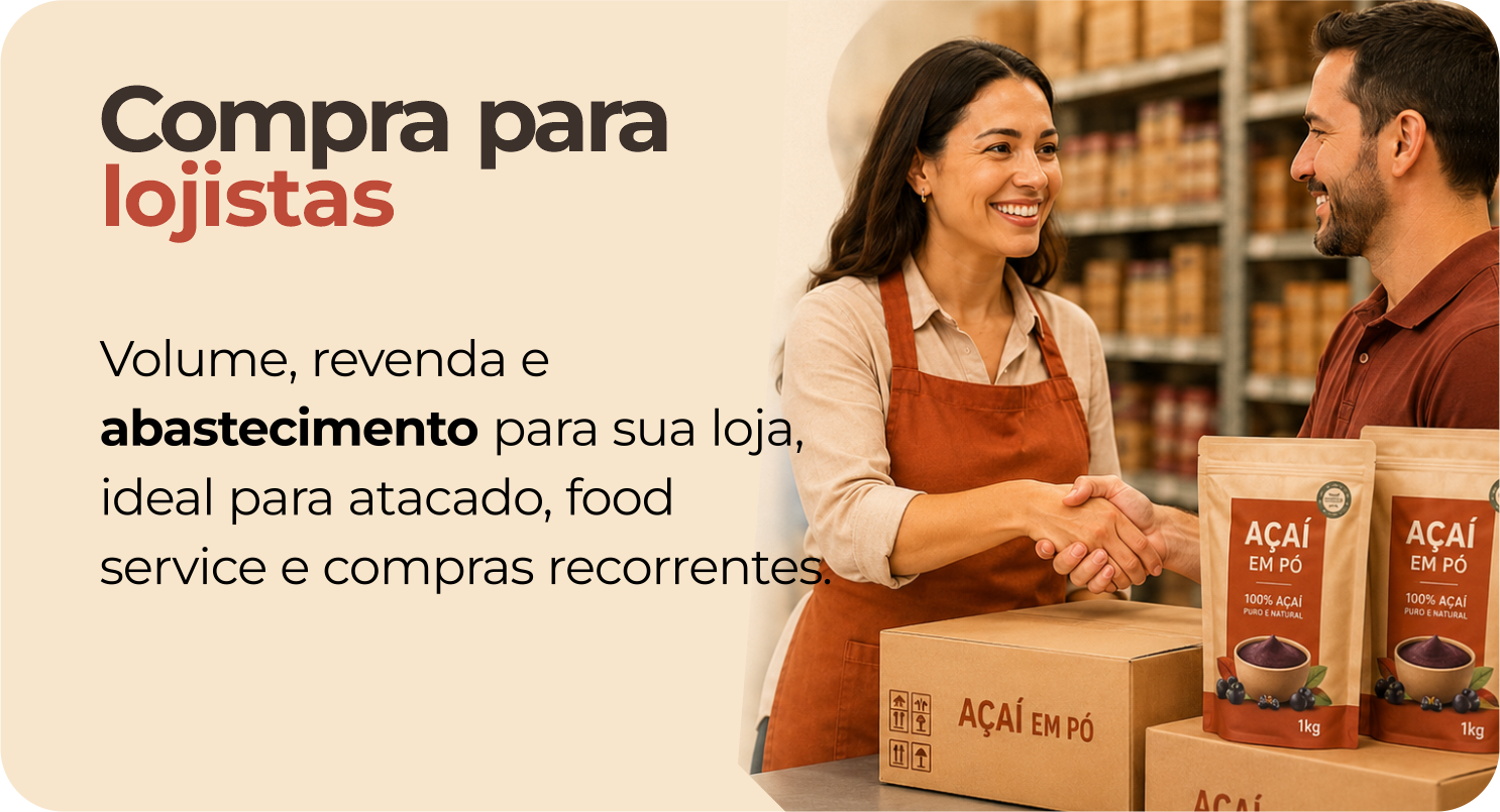 Compra para lojistas